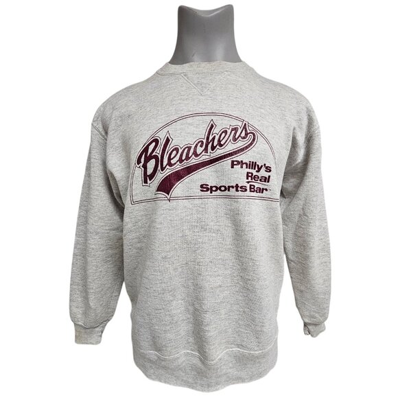 80s - 90s Bleachers Philly's Real Sports Bar . Russel Athletic sweatshirt . XL